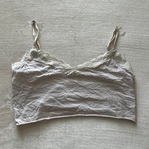 vintage Y2K lace tank!! by Old Navy!! cute cropped thrifted!! size: M